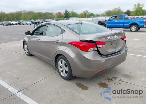 2013 Hyundai Elantra Gls from USA, damaged, VIN 5NPDH4AE0DH238595